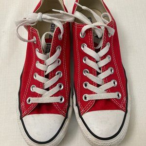 Converse Chuck Taylor All Star Low Tops, Red